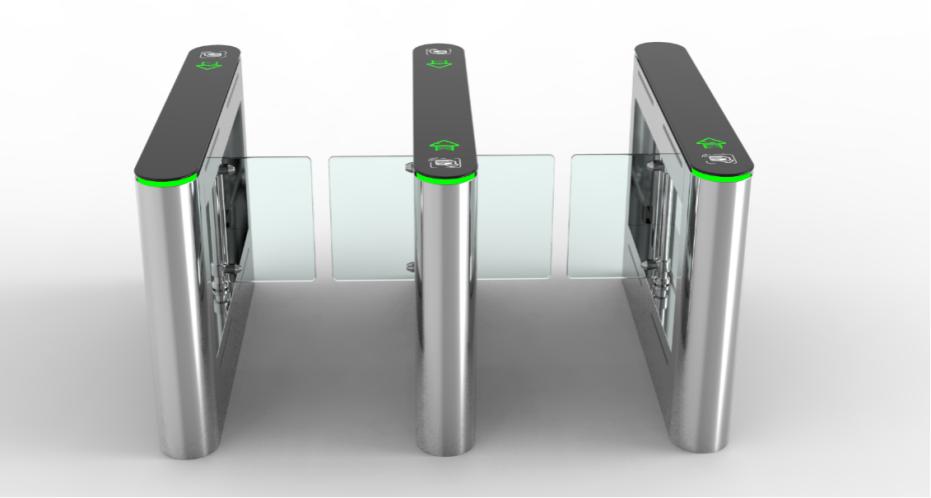 Что такое поворотный турникет с защитой от столкновений?